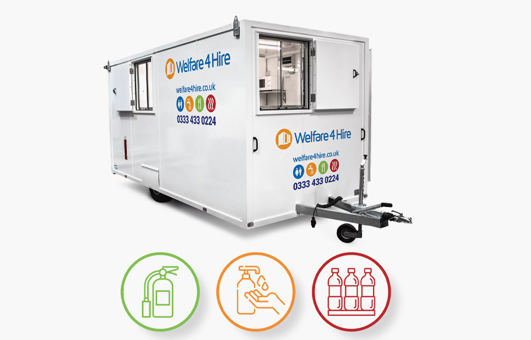 16 Person welfare unit hire